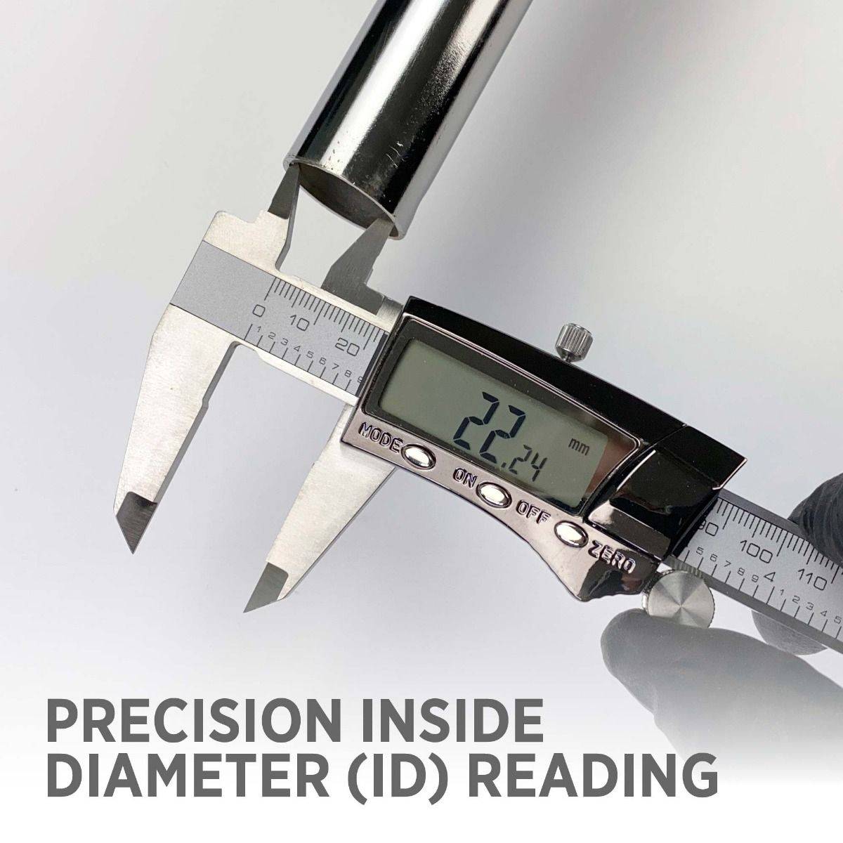 Digital Fractional Caliper with Extra-Large LCD Screen, 3 Mode Display, 6-Inches