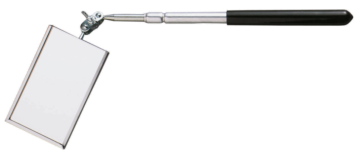 Telescoping 2 x 3-1/2 In. Glass Inspection Mirror