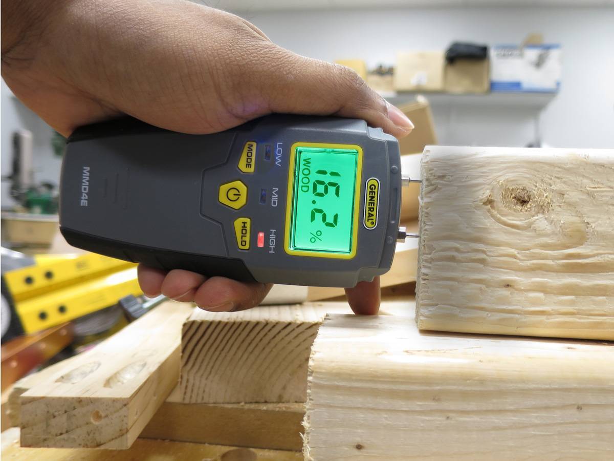 Pin-Type LCD Moisture Meter