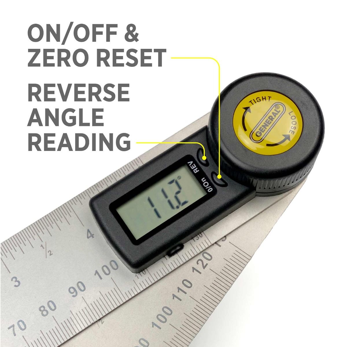 ANGLE-IZER® Digital Angle Finder, 5 in.