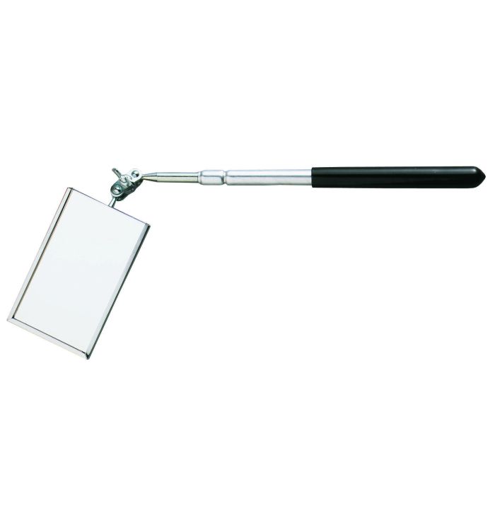 Telescoping 2 x 3-1/2 In. Glass Inspection Mirror