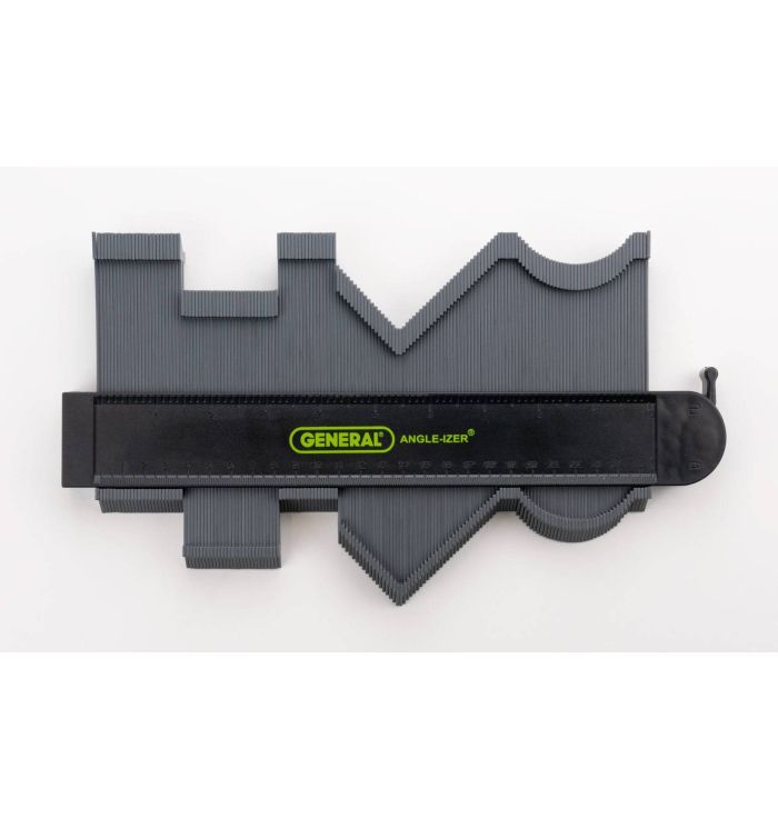 Angle Izer Locking Contour Gauge with Extra Long Pins Profile Gauge Shape Duplicator 10 Inch 254mm Precisely Copy Irregular Shapes For Perfect Fit and Easy Cutting