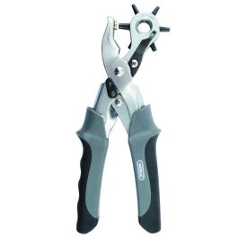 Heavy Duty Revolving Punch Plier, Leather Hole Punch for Belts 